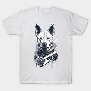 Abstract Cyber Dog T-Shirt